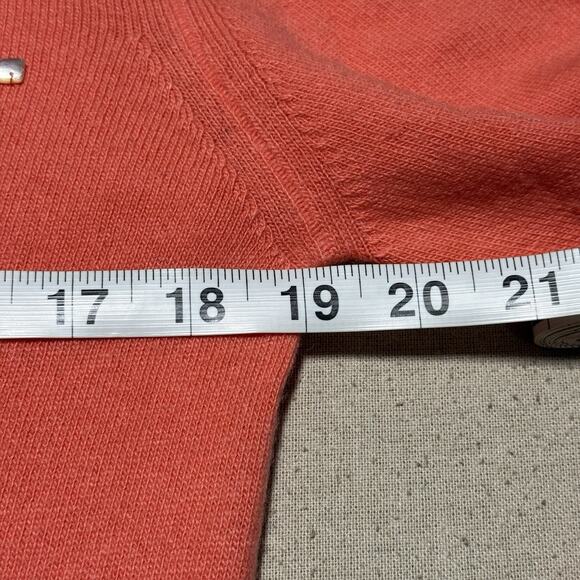 VTG We 100% Cashmere Cardigan & Vest Set Long Sleeve Beads Pink Sz M Scotland - Picture 7 of 13